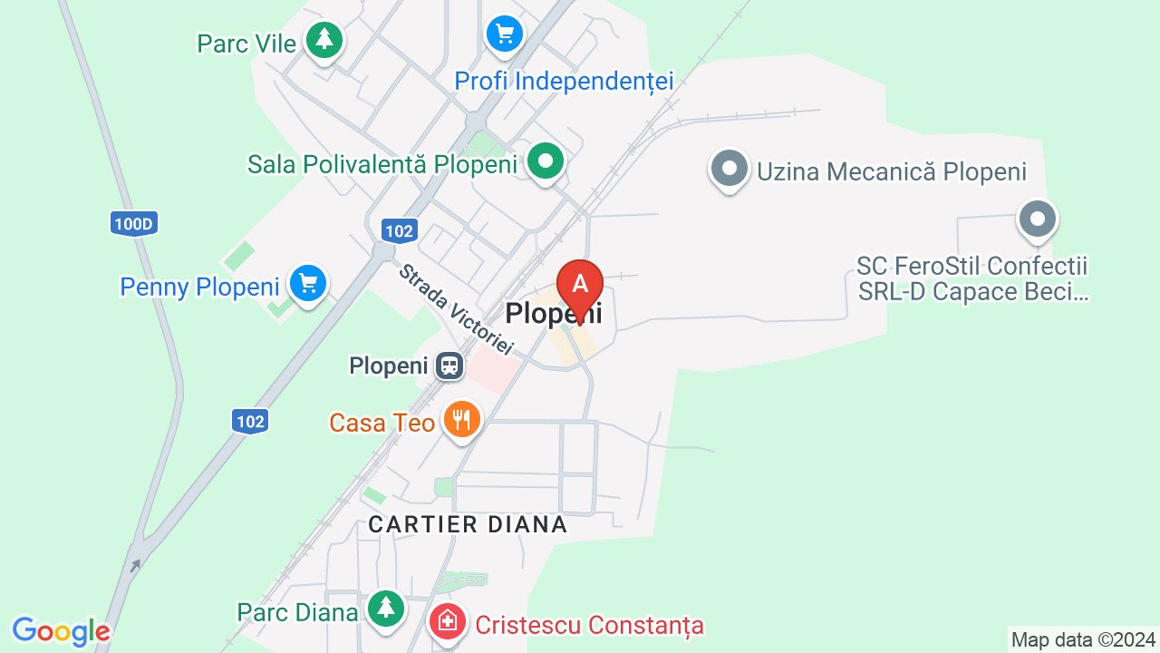Hala de productie si teren intravilan â Orasul Plopeni, str. Stejarului