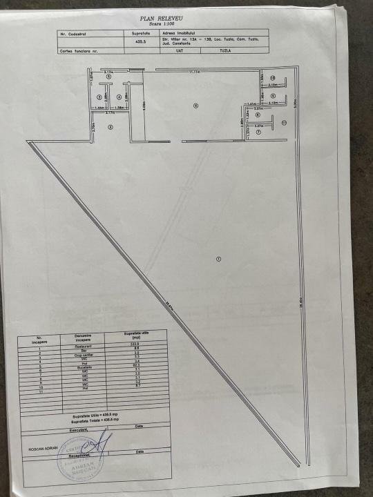 vand teren si spatiu comercial in TUZLA