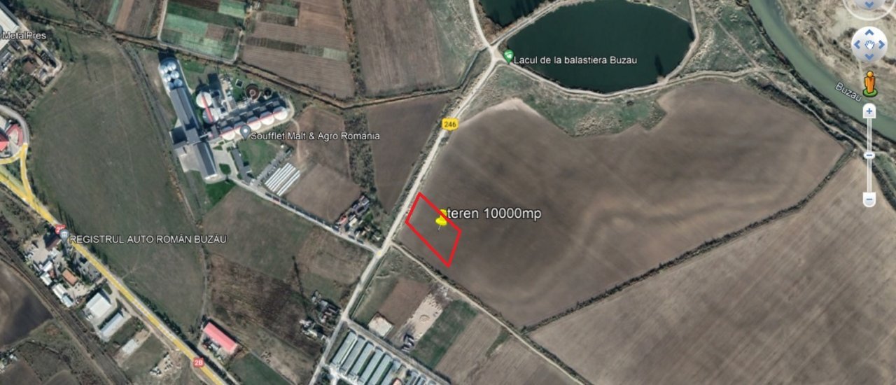 Teren Intravilan cu Puz aprobat 10000 MP Autostrada Ploiesti Buzau - imaginea 1