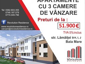 Apartament de vânzare 3 camere în Baia Mare, Sasar