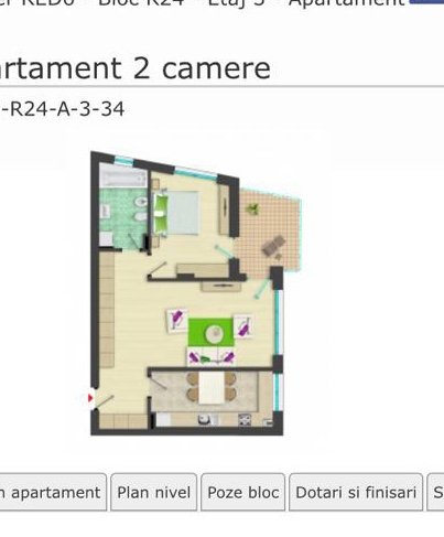 Apartament 2 camere Zona Lotus 2 - imaginea 1