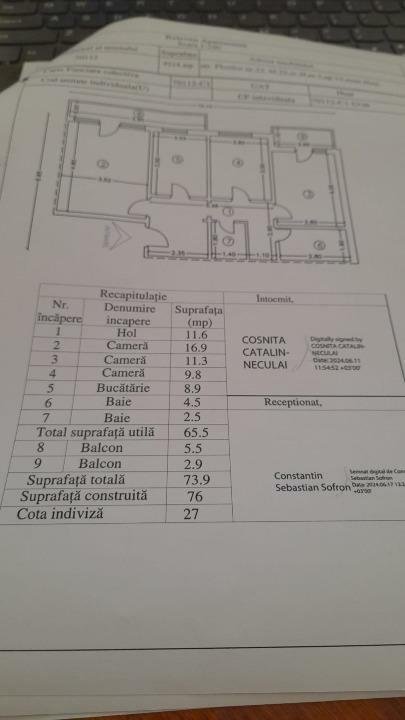Apartament 3 camere decomandat ultracentral