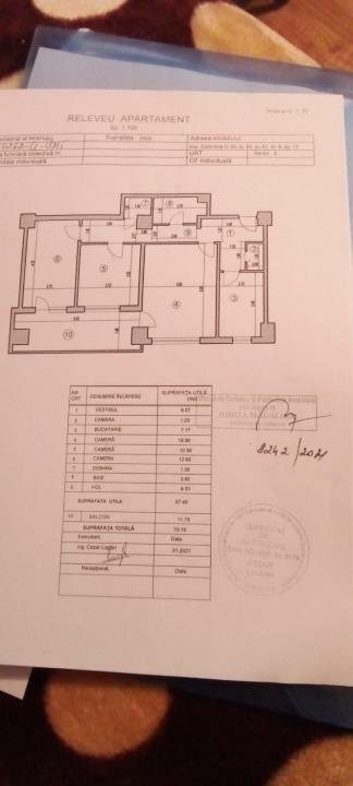 Proprietar vand apartament 3 camere 80mp PASAJ COLENTINA