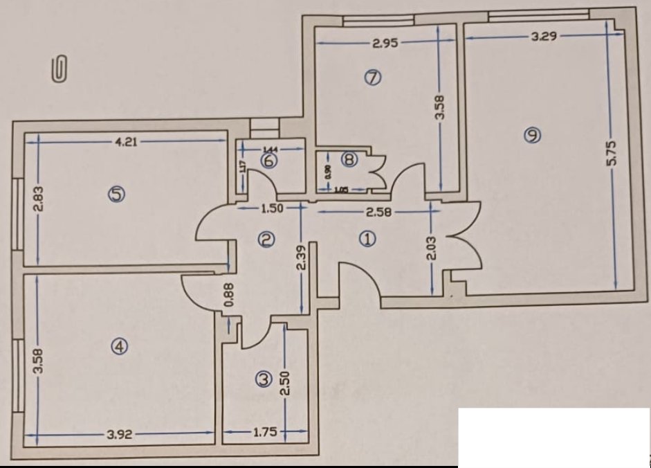 Proprietar - Vand apartament 3 camere, 2 bai, Pascani, zona deal