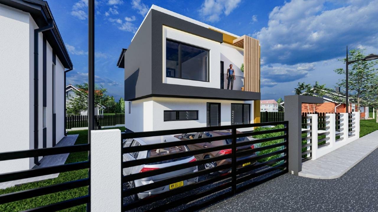 Vila Moderna cu etaj, 4 camere , Lac Rediu