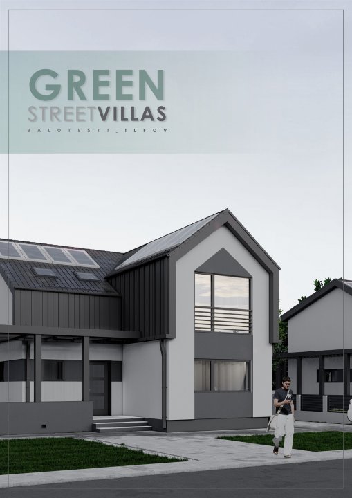 Vila P+1 Balotesti.Green Street Villas