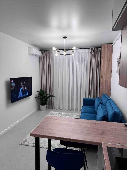 Studio cu dormitor separat NOU mobilat+utilat