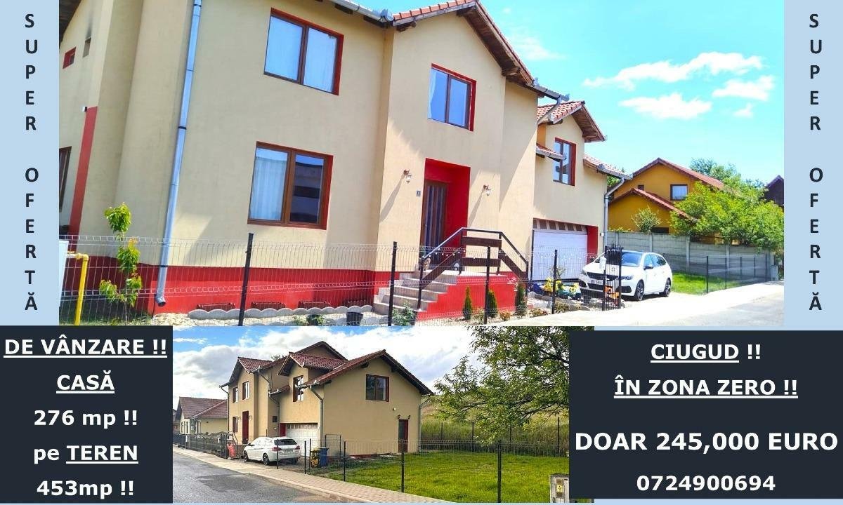 ZONA ZERO IN CIUGUD. SUPER OFERTA. CASA 276mp.