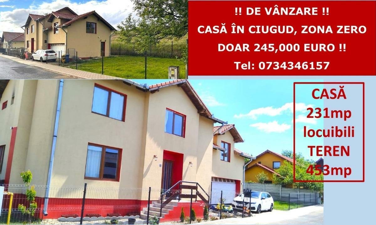 Super oferta. Casa in Ciugud, zona zero.