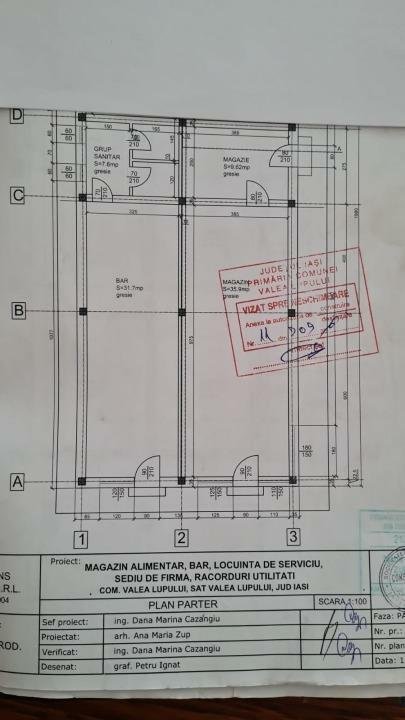 Spatiu comercial Valea Lupului (100mp + 35mp terasa)